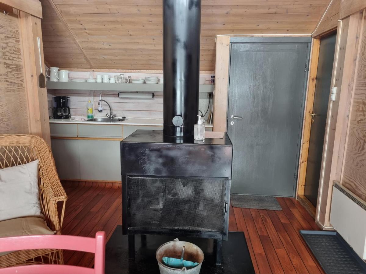 Kvamshaugen Hytter Luster Bagian luar foto