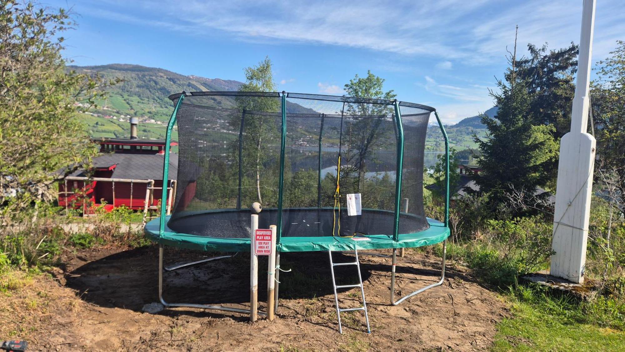 Kvamshaugen Hytter Luster Bagian luar foto